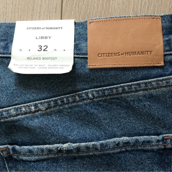 NWT CITIZENS OF HUMANITY Libby High Rise Bootcut Blue Denim Jeans Women’s 32 - Picture 5 of 16